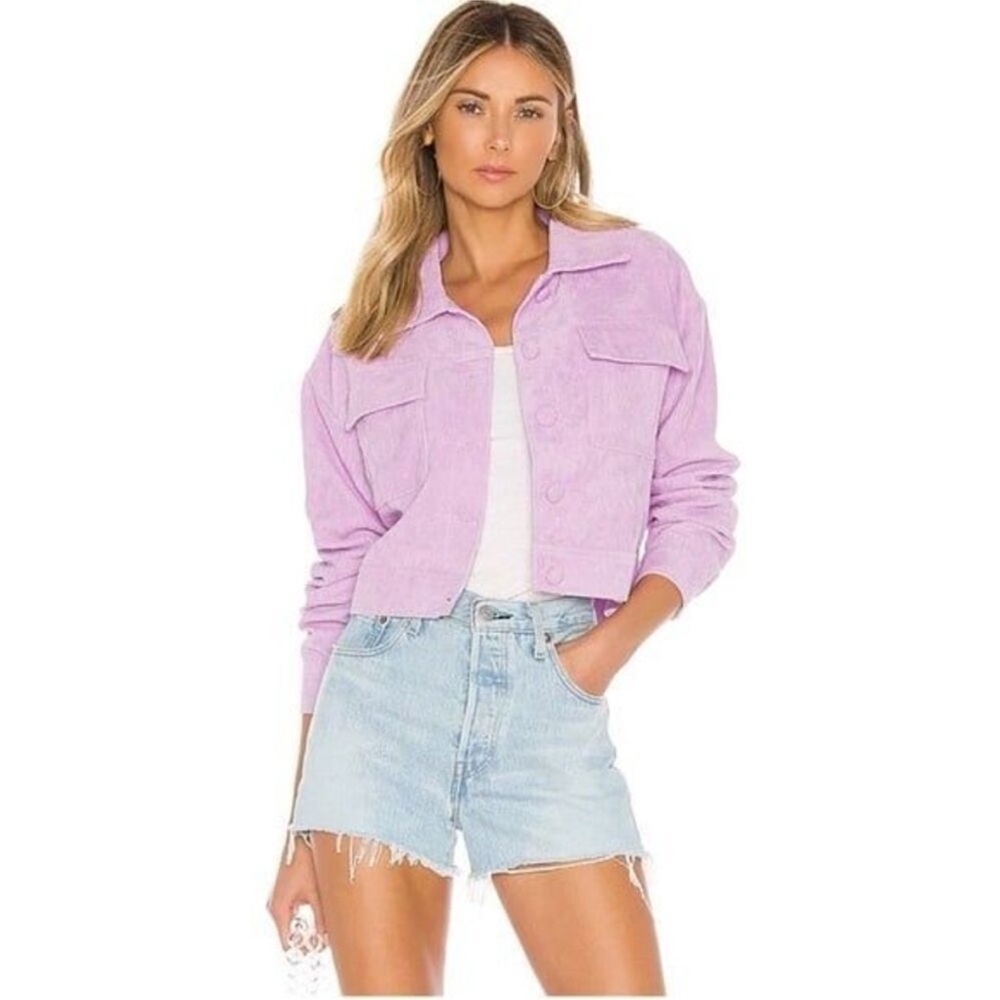 Lovers & Friends Lavender Cropped Jacket